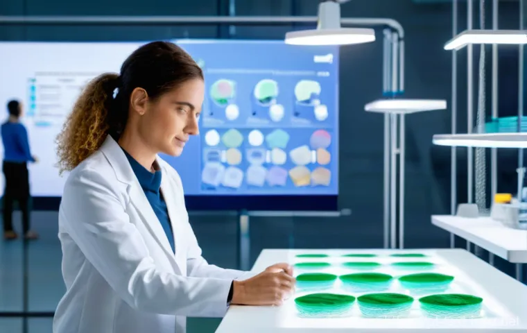 섬유기사와 텍스타일 엔지니어 차이 - **Prompt: Visionary Textile Engineer in a Portuguese Innovation Lab**
    A focused Portuguese texti...