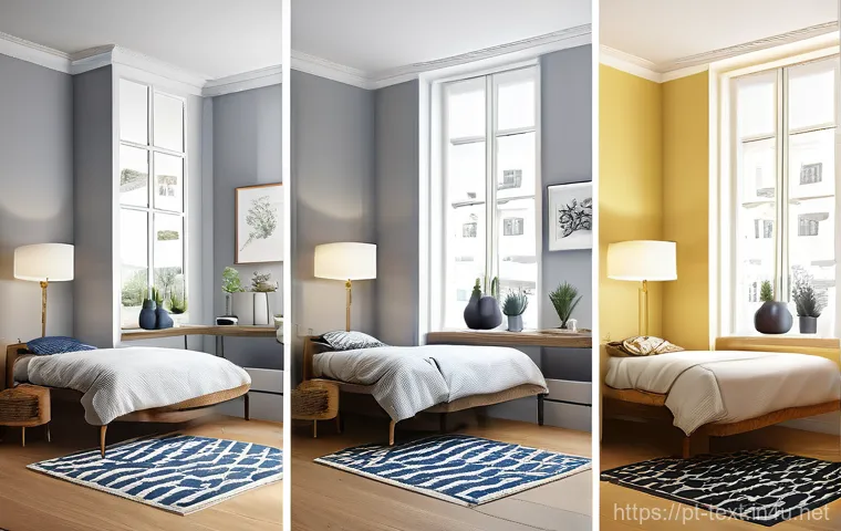 섬유기사 필기시험의 핵심 개념 - Here are three detailed image prompts in English, designed for Stable Diffusion, adhering to all spe...