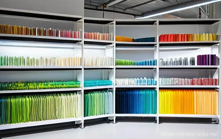 섬유기사 필기시험 예상 문제 - **Prompt 1: Sustainable Textile Innovation in Portugal**
    "A brightly lit, modern textile innovat...