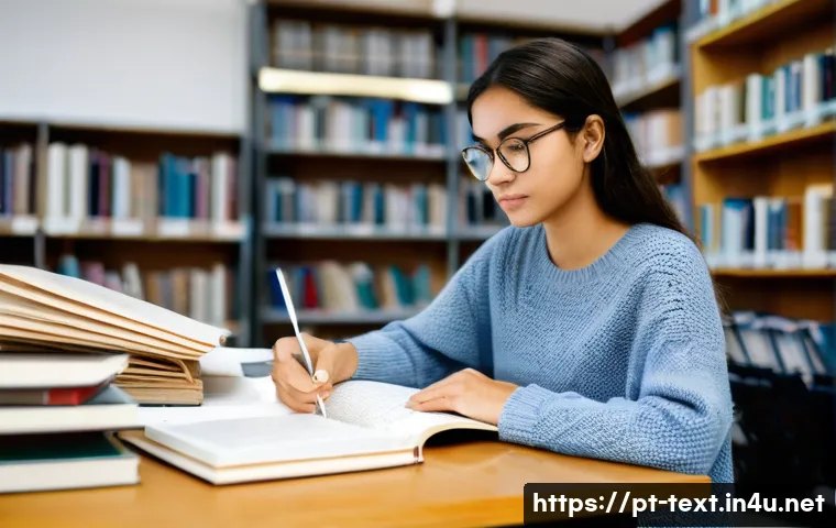 섬유기사와 실기시험 대비 성공 사례 - **Prompt 1: Focused Textile Engineering Student**
    A young, determined female textile engineering...