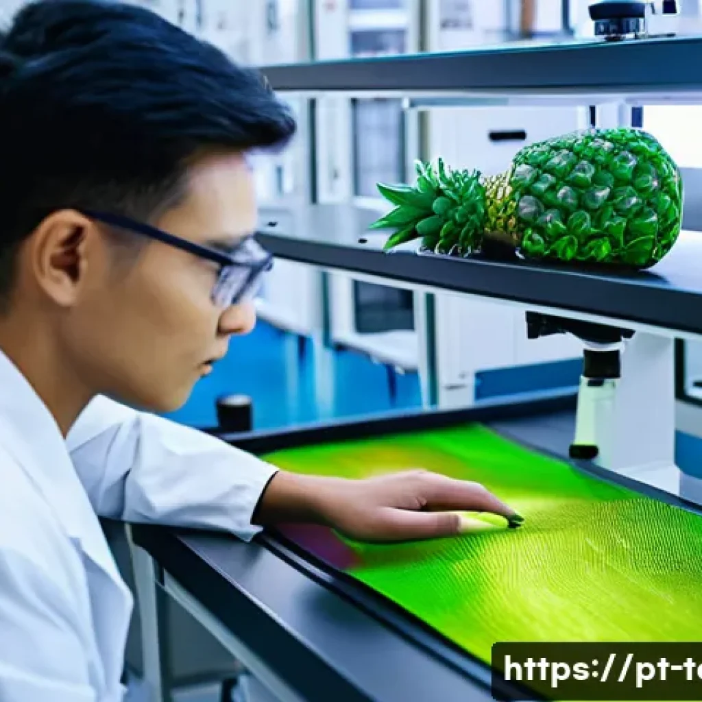 섬유기사와 시험 대비 성공 사례 - **Prompt 1: The Green Revolution in Textile Innovation**
    "A vibrant, brightly lit textile resear...