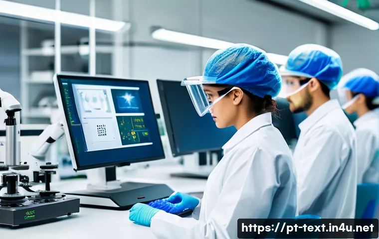 섬유기사와 관련 직종의 연봉 수준 - A modern Brazilian textile engineering laboratory scene with diverse professionals wearing protectiv...