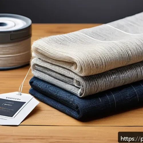 Home 17 섬유기사와 필기시험 준비의 중요성 - A detailed educational infographic-style image showing various natural and synthetic textile fibers ...